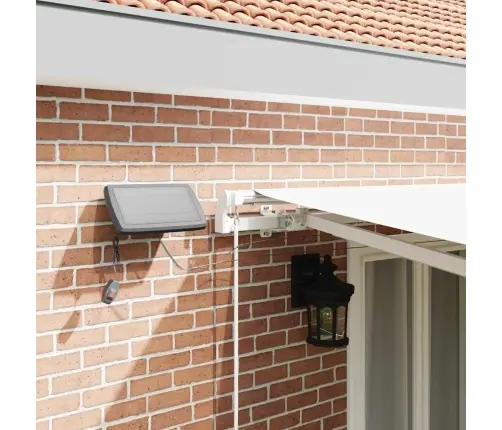 Iebīdāmā Nojume Balta With Balta 500 × 350 Cm Balts Vidaxl