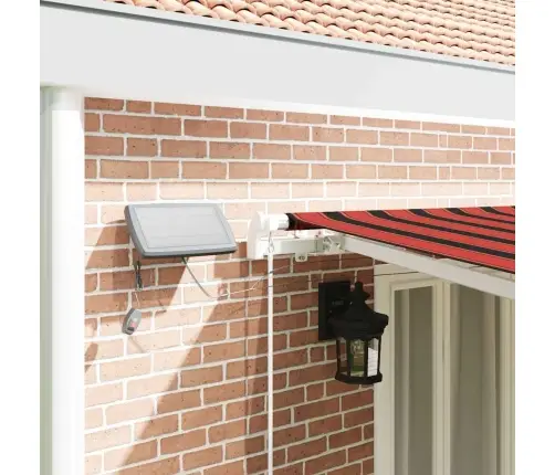 Ištraukiama Markizė Su Oranžinė Ir Ruda 600 ×300 Cm Audinys