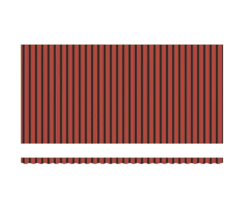 Manuālā Iebīdāmā Nojume Ar Led Oranžā Un Brūnā Krāsā 600X300 Cm Vidaxl