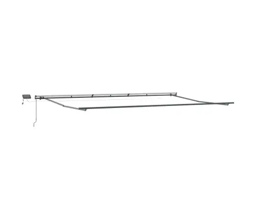 Manuālā Iebīdāmā Nojume Ar Led Oranžā Un Brūnā Krāsā 600X300 Cm Vidaxl