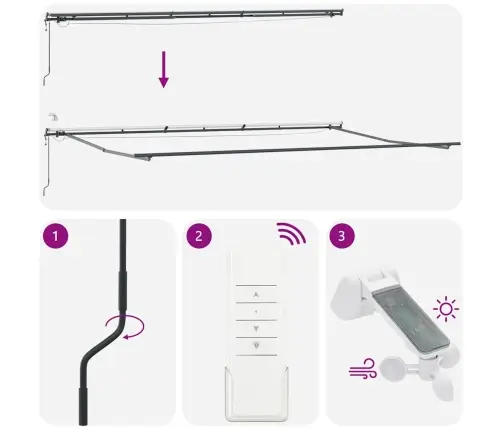 Automātiskā Ievelkamā Nojume Ar Led Oranžā Un Brūnā Krāsā 600X300 Cm Vidaxl