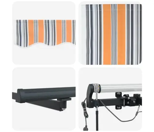 Skėtis Audinys Su Įvairiaspalvis 600 × 300 Cm Poliesteris