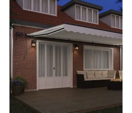 Ištraukiama Markizė Balta 600 ×300 Cm Audinys