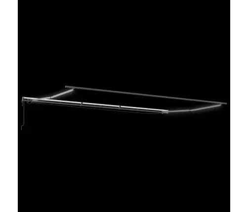 Automātiskā Iebīdāmā Nojume Ar Led Balta 600X300 Cm Vidaxl