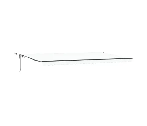 Automātiskā Iebīdāmā Nojume Ar Led Balta 600X300 Cm Vidaxl