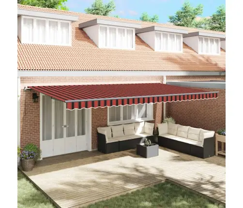 Ištraukiama Markizė Oranžinė Ir Ruda 600 × 350 Cm