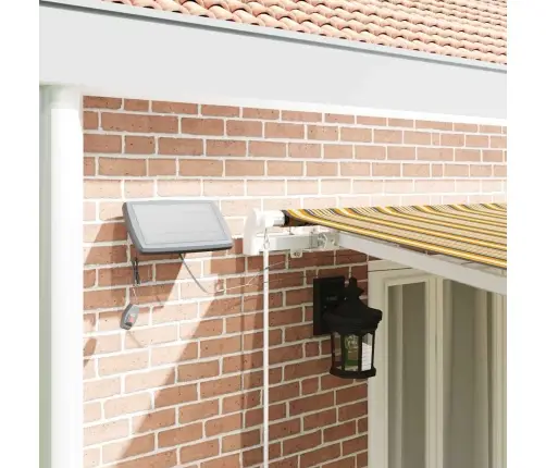 Izvelkama Nojume With Dzeltens, Pelēks, Balts 600 × 350 Cm Vidaxl