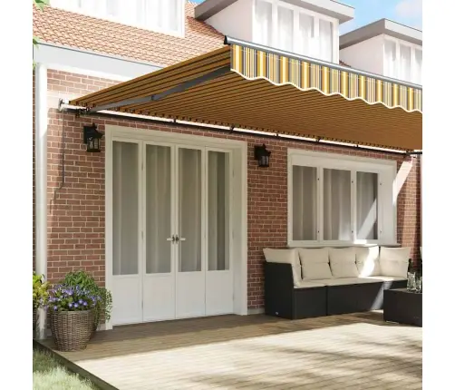 Izvelkams Jumtiņš Daudzkrāsains 600 × 350 Cm Vidaxl