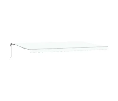 Nojume Balta 600 × 350 Cm Balts Vidaxl
