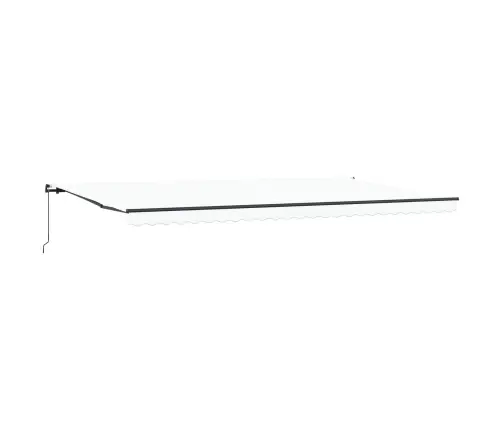 Markīze Balts 600 × 350 Cm Poliesters Vidaxl