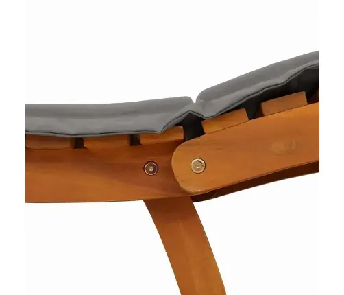 Sauļošanās Krēsli Ar Spilveniem 2 Gab. Tumši Pelēki, Cieta Akācijas Koka Vidaxl