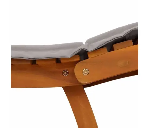 Saulės Gultas Su Pagalve 2-Asmuo 2 Pcs Taupe 184 X 55 X 64Cm