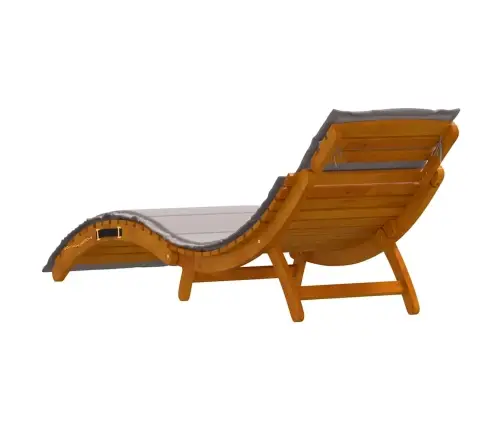 Saulės Gultas Su Pagalve 2-Asmuo 2 Pcs Taupe 184 X 55 X 64Cm