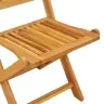 Sodo Bistro Rinkinys 3 Pcs Ruda Akacijos Medienos Masyvas