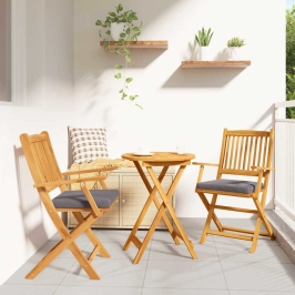 Saliekamā Krēsls Ar Spilvenu 2 Pcs Pelēka 49 X 57.5 X 92Cm Vidaxl
