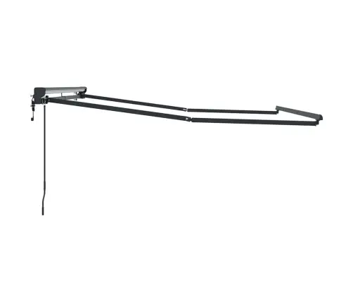 Elektriskā Markīze Antracīts 3 X 2,5 M Alumīnijs Vidaxl