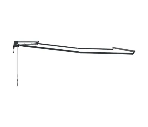 Elektriskā Markīze Antracīts 4,5 × 3 M Alumīnijs, Poliesters Vidaxl