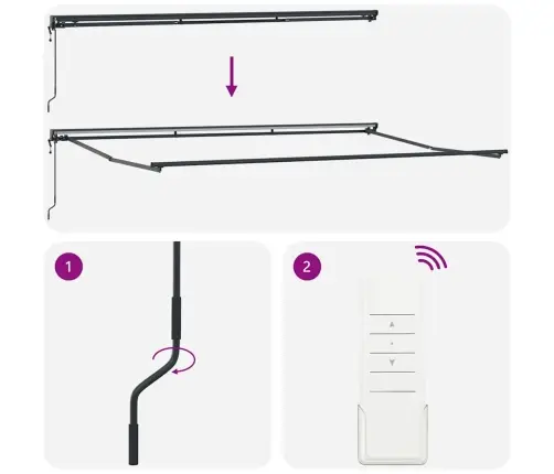 Elektriskā Nojume Antracīts 5 X 3 M Alumīnijs & Poliesters Vidaxl