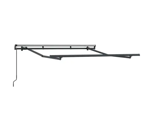 Ievilkšanas Manuāla Nojumes Konstrukcija 2.5X2 M Metāla Vidaxl