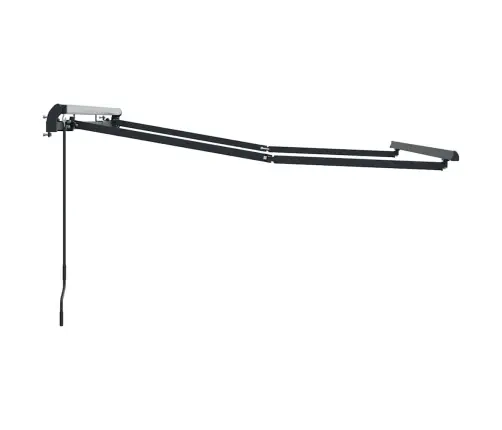 Ievilkšanas Manuāla Nojumes Konstrukcija 2.5X2 M Metāla Vidaxl