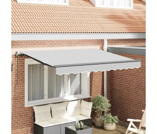 Lietussarga Rāmis Atsaucams Rokas Funkcija 3.5X2 Cm Metāls Vidaxl