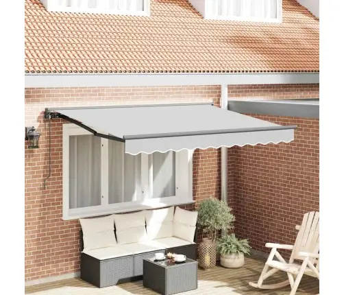 Elektriskā Awning Rāmis Retraktējams 3.5X2 Cm Metāls Vidaxl