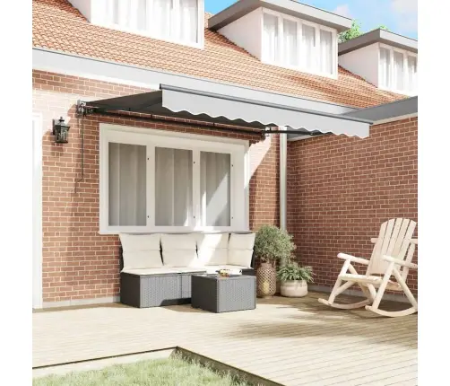 Elektriskā Awning Rāmis Retraktējams 3.5X2 Cm Metāls Vidaxl