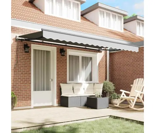 Elektriskā Nojume Ar Rāmi, Izvelkama 4X2 M Metāls Vidaxl