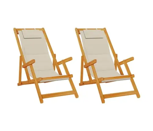 Ranna Juhik Padjaga 2 Pcs Pruun 61.5 X 123 X 82Cm Akaatsiapuit