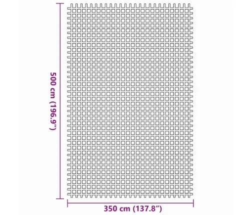 Telts Grīda Zaļa 3,5X5 M Vidaxl