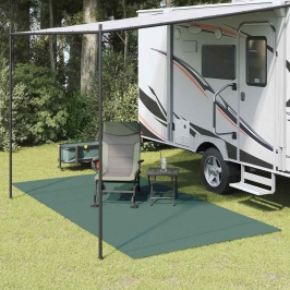 Telts Paklājs Zaļa 600 × 350 Cm Poliesters Vidaxl