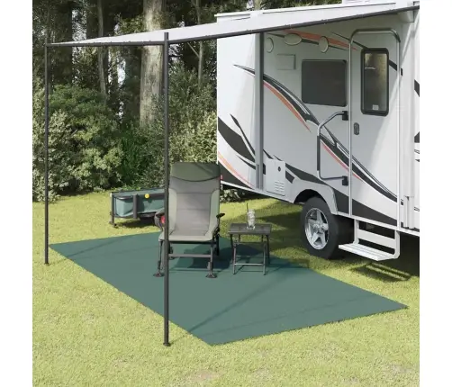 Telts Paklājs Zaļš 3,5X8 M Vidaxl