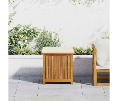 Dārza Spilvenu Kaste, 60X50X61 Cm, Akācijas Masīvkoks Vidaxl