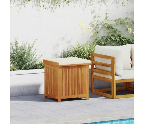 Dārza Spilvenu Kaste, 60X50X61 Cm, Akācijas Masīvkoks Vidaxl