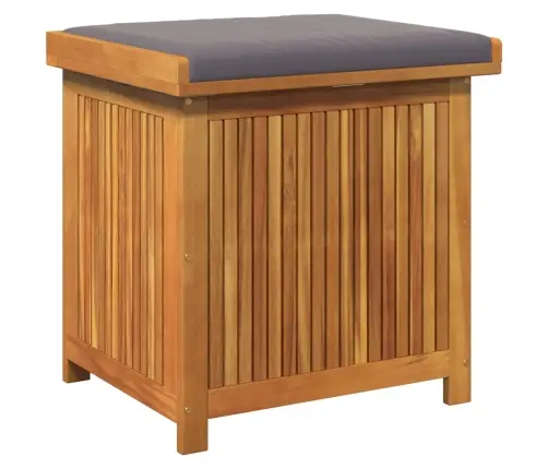 Dārza Spilvenu Kaste, 60X50X61 Cm, Akācijas Masīvkoks Vidaxl