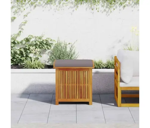 Dārza Spilvenu Kaste, 60X50X61 Cm, Akācijas Masīvkoks Vidaxl