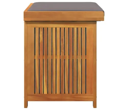 Dārza Spilvenu Kaste, 60X50X61 Cm, Akācijas Masīvkoks Vidaxl