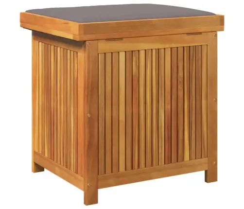 Dārza Spilvenu Kaste, 60X50X61 Cm, Akācijas Masīvkoks Vidaxl