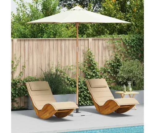 Aedapara Kreemvalge 270 X 270 X 260 Cm Bambus