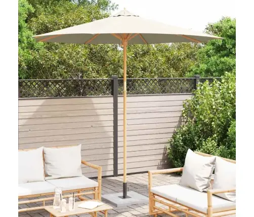 Aedapara Kreemvalge 270 X 270 X 260 Cm Bambus