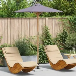 Dārza Parasols Tumši Pelēka 180 X 180 X 230 Cm Bambuss Vidaxl