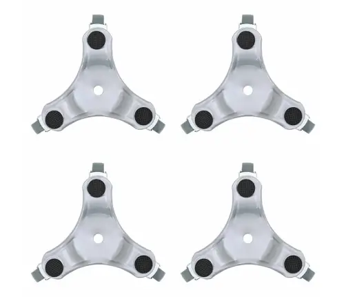 Mööblirullikud 4 Tk 16 X 14,5 X 5,5 Cm Teras 180 Kg