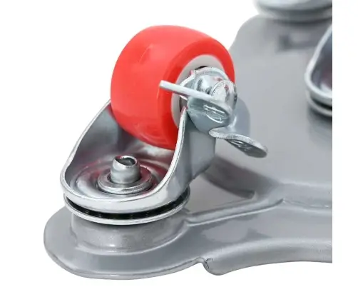 Mööblirullikud 4 Tk Tõstukiga 14,5 X 13,5 X 4 Cm Teras 400 Kg