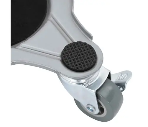 Mööblirullikud 4 Tk Tõstukiga 19 X 17,5 X 6 Cm Teras 1000 Kg