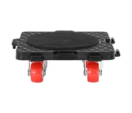 Mēbeļu Riteņi, 4 Gab., Ar Pacēlāju, Melni, 13,5X13,5X4,2 Cm, 300 Kg Vidaxl