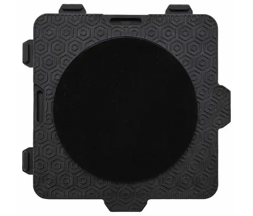 Mēbeļu Riteņi, 4 Gab., Ar Pacēlāju, Melni, 13,5X13,5X4,2 Cm, 300 Kg Vidaxl