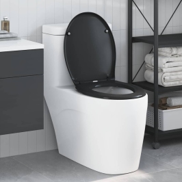 Kiire Vabastamisega Wc-Istmik Must 44.8 X 37.3 X 4.2 Cm
