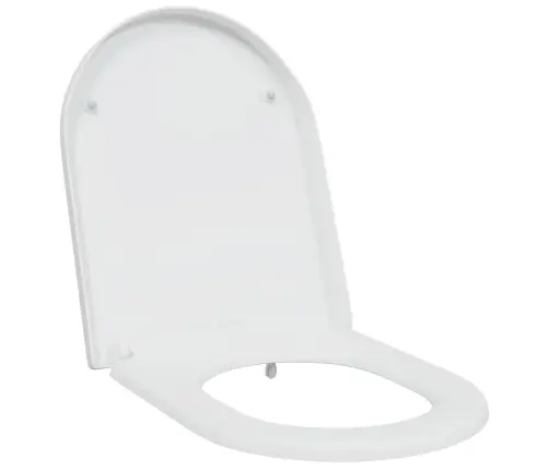 Greito Atleidimo Tualeto Sėdynė Balta 46.2 X 36 X 4.3 Cm