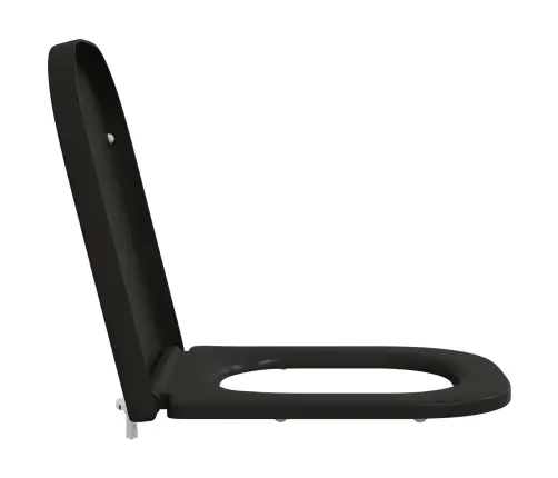 Tualettsari Must 44,5 X 35 X 3,6 Cm Duroplast