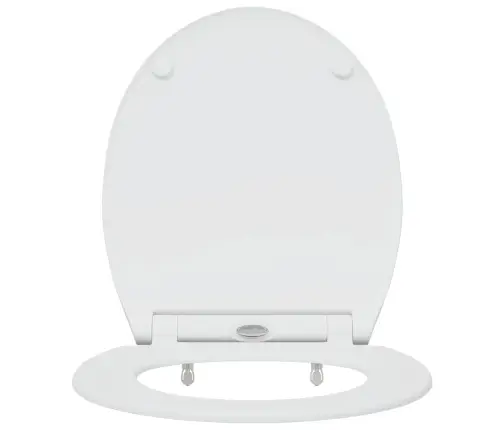 Ātra Atbrīvošana Tualetes Sēdeklis Ar Mīksto Aizvēršanu Duroplast Balts Vidaxl
